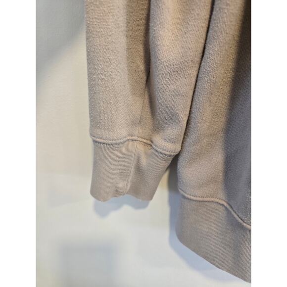 Aerie Preloved Grey Collared Quarter Zip Size Medium - Picture 4 of 6